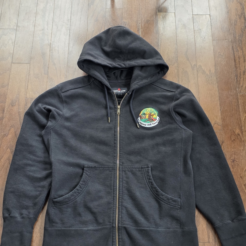 American Giant Black Hoodie Jacket